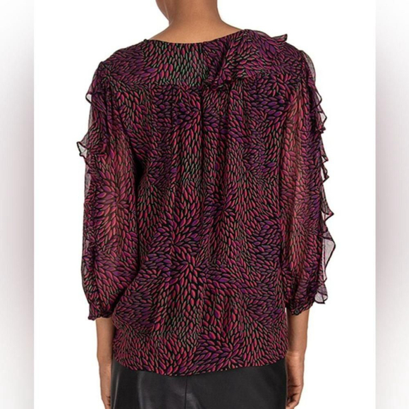 ba&sh | Genny Ruffled Georgette Top - Picture 15 of 15